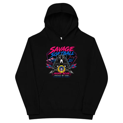 Performance | Youth Hoodie | Savage Softball | Mascot Logo
