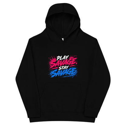 Performance | Youth Hoodie | Savage Softball | Play Stay Logo