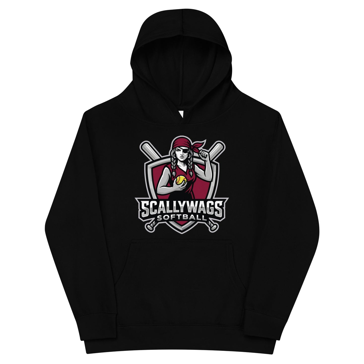 Performance | Youth Hoodie | Scallywags Softball | Crest Logo