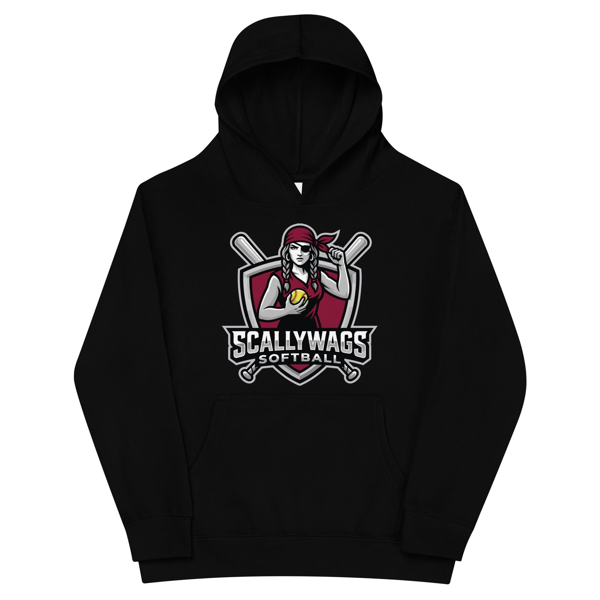 Performance | Youth Hoodie | Scallywags Softball | Crest Logo