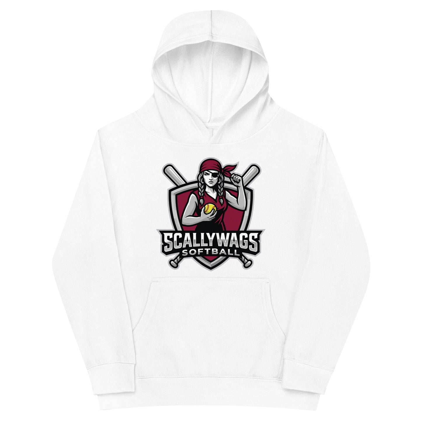Performance | Youth Hoodie | Scallywags Softball | Crest Logo