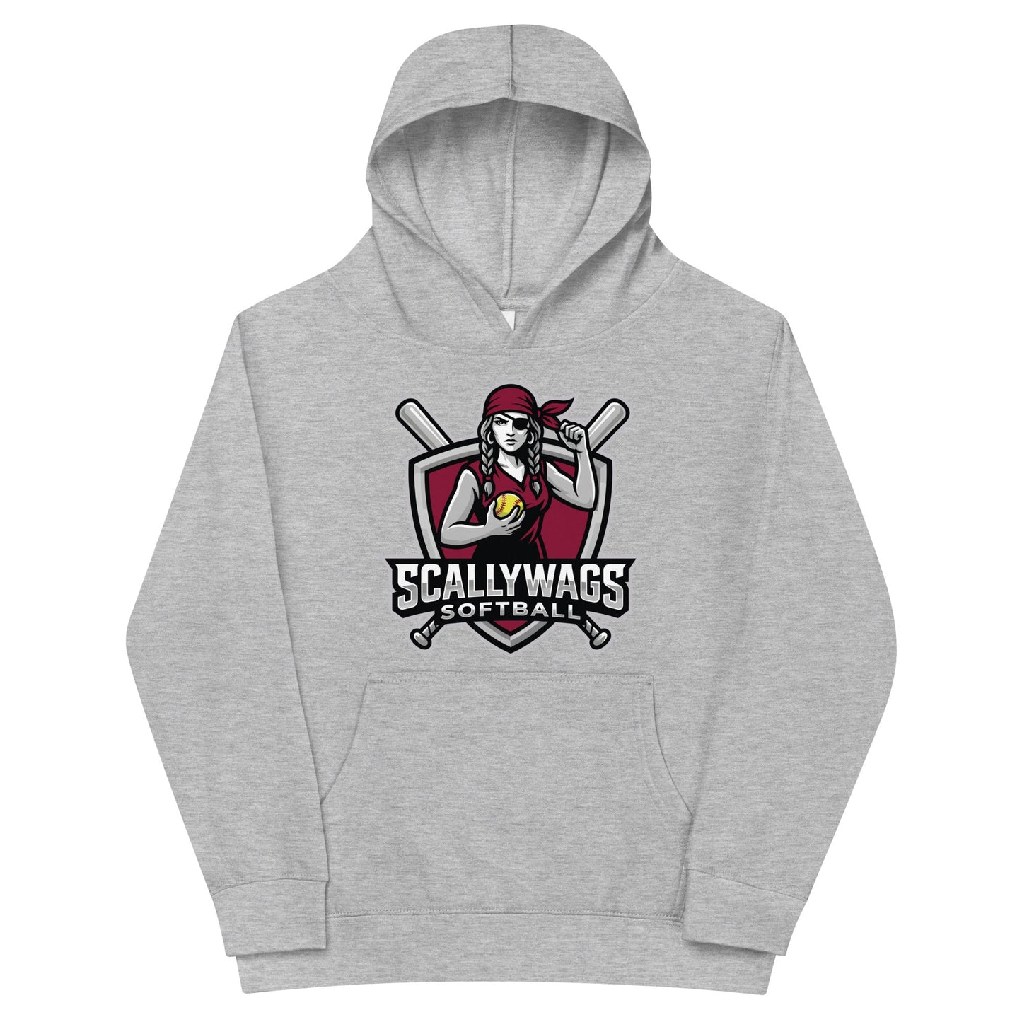 Performance | Youth Hoodie | Scallywags Softball | Crest Logo
