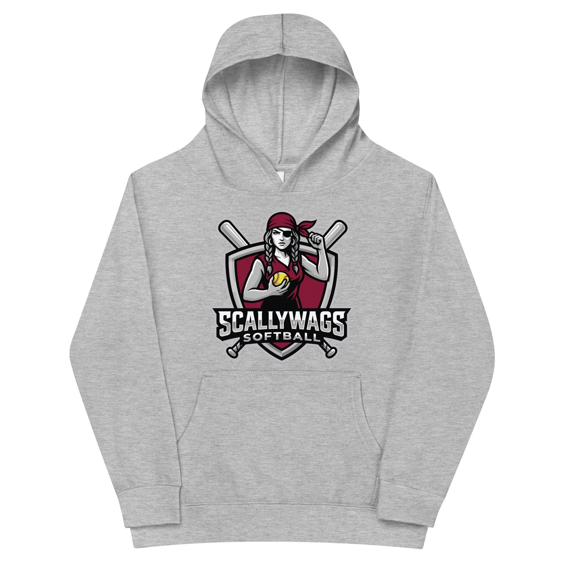 Performance | Youth Hoodie | Scallywags Softball | Crest Logo