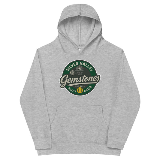 Performance | Youth Hoodie | Silver Valley Gemstones | Badge Logo