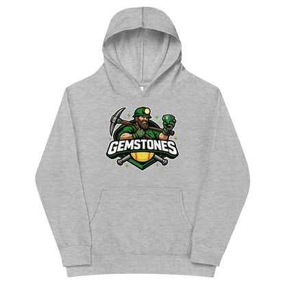 Performance | Youth Hoodie | Silver Valley Gemstones | Emerald Valley Logo