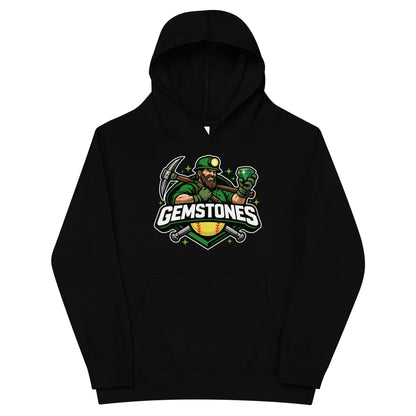 Performance | Youth Hoodie | Silver Valley Gemstones | Emerald Valley Logo