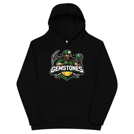 Performance | Youth Hoodie | Silver Valley Gemstones | Emerald Valley Logo