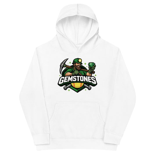 Performance | Youth Hoodie | Silver Valley Gemstones | Emerald Valley Logo