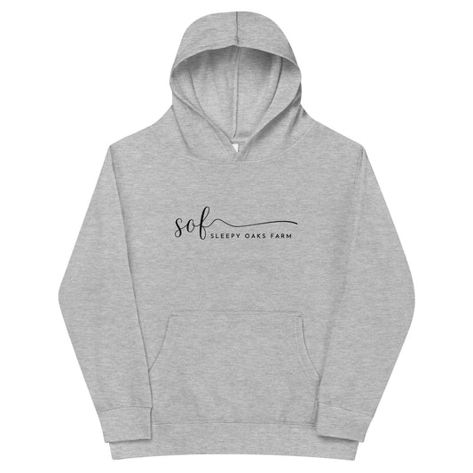 Performance | Youth Hoodie | Sleepy Oaks Farm | Script Logo