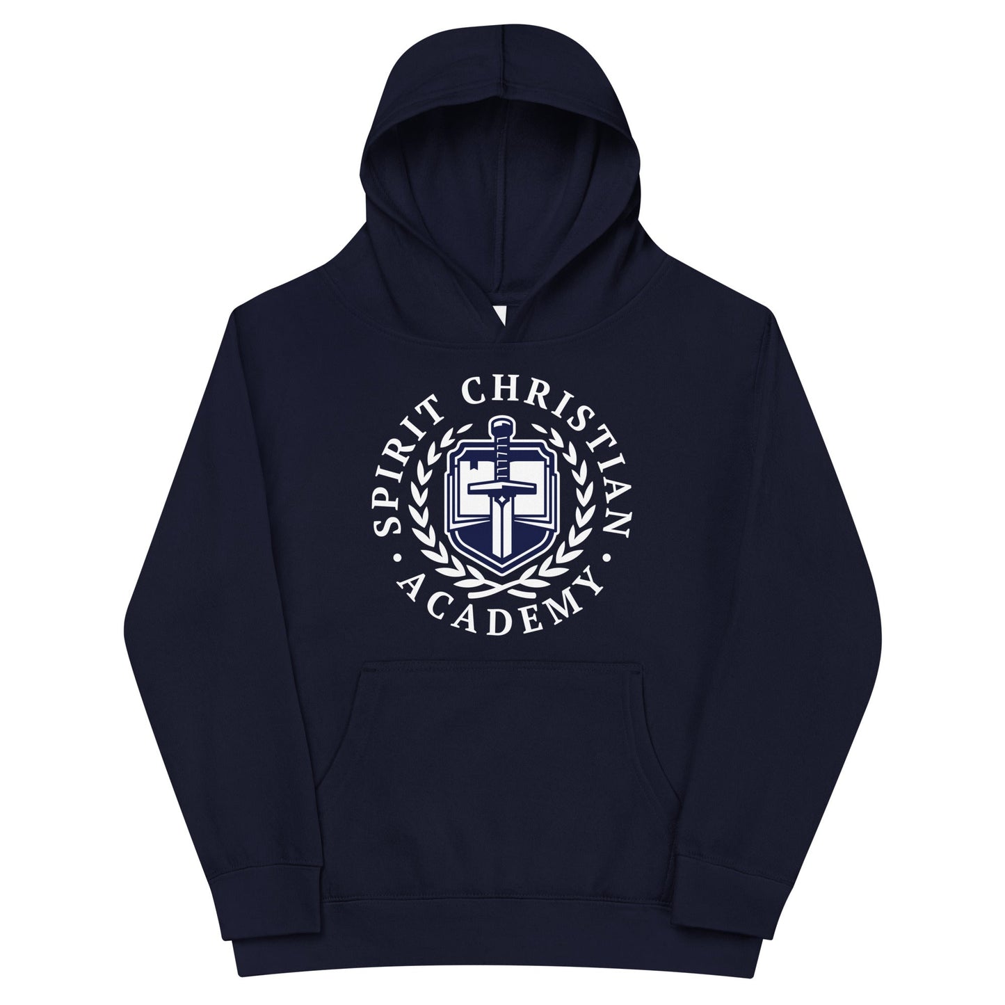 Performance | Youth Hoodie | Spirit Christian Academy | White Script Logo