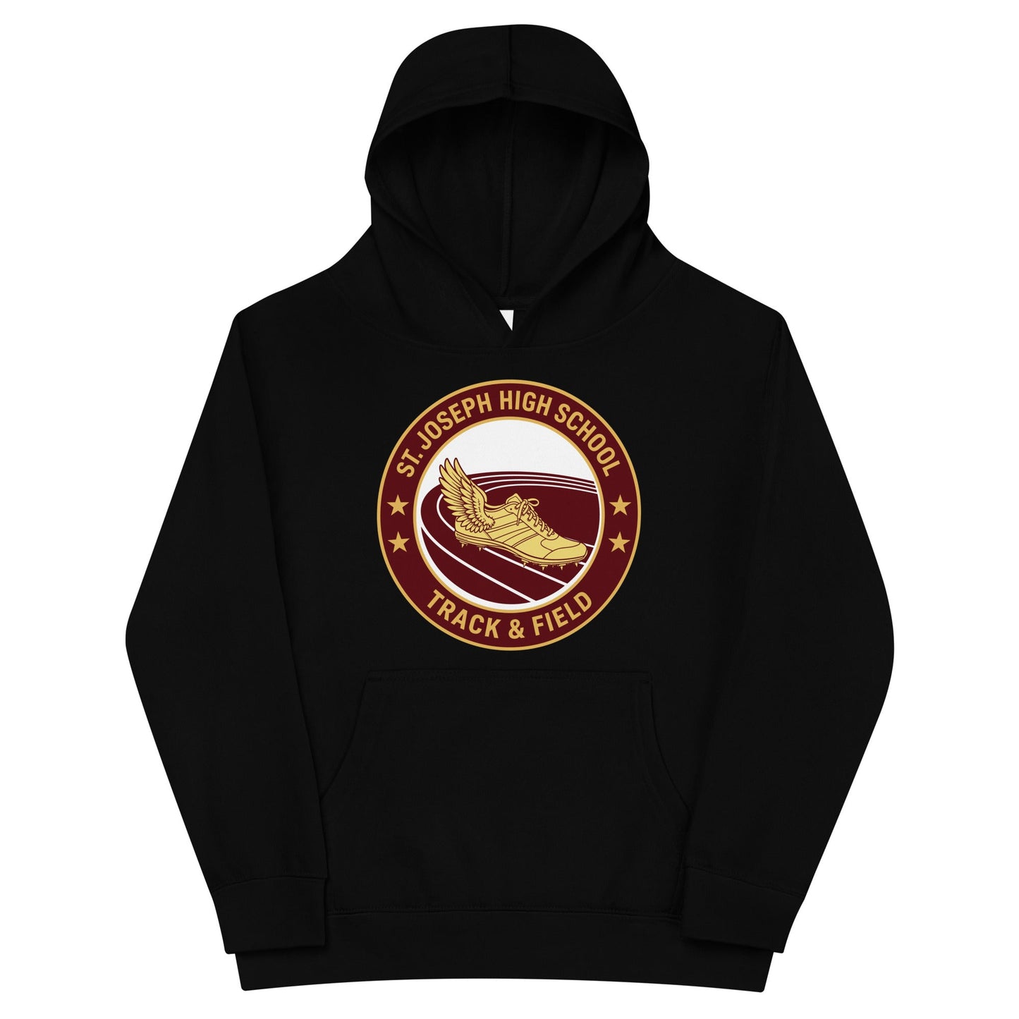 Performance | Youth Hoodie | St. Joseph High School - Track & Field | Badge Logo