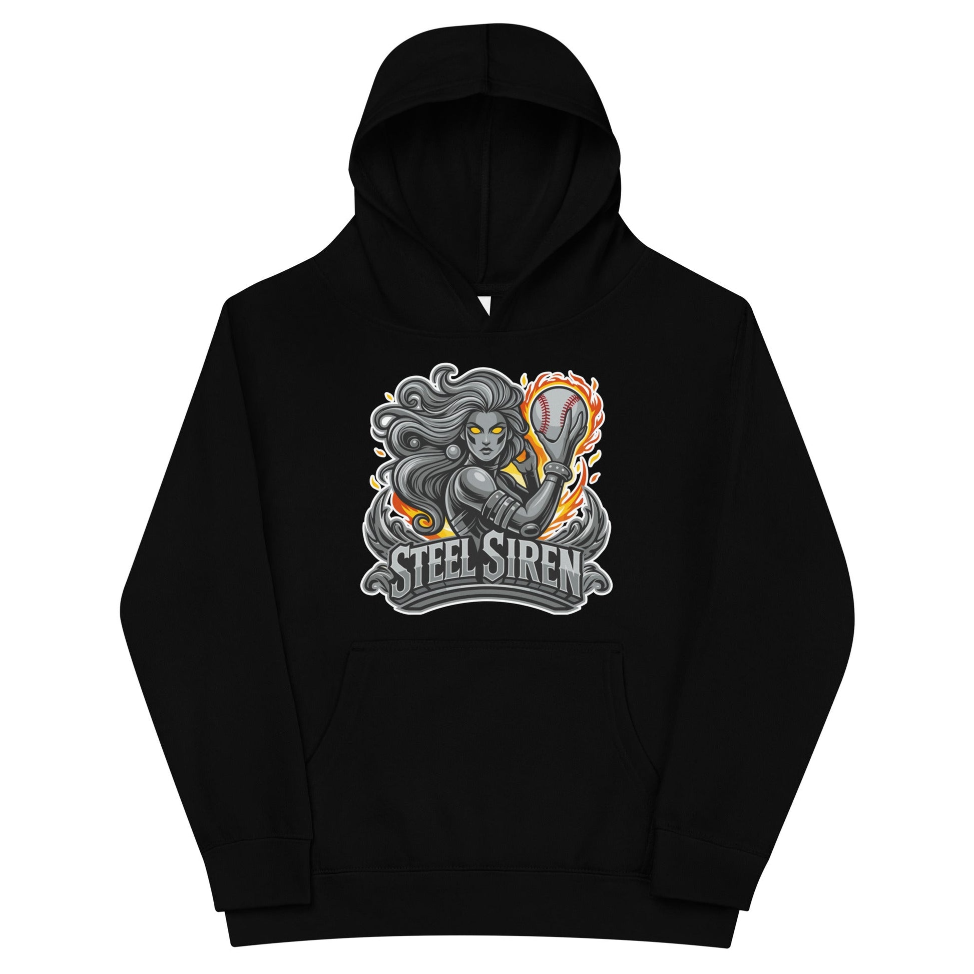 Performance | Youth Hoodie | STEEL SIREN | Mascot Logo