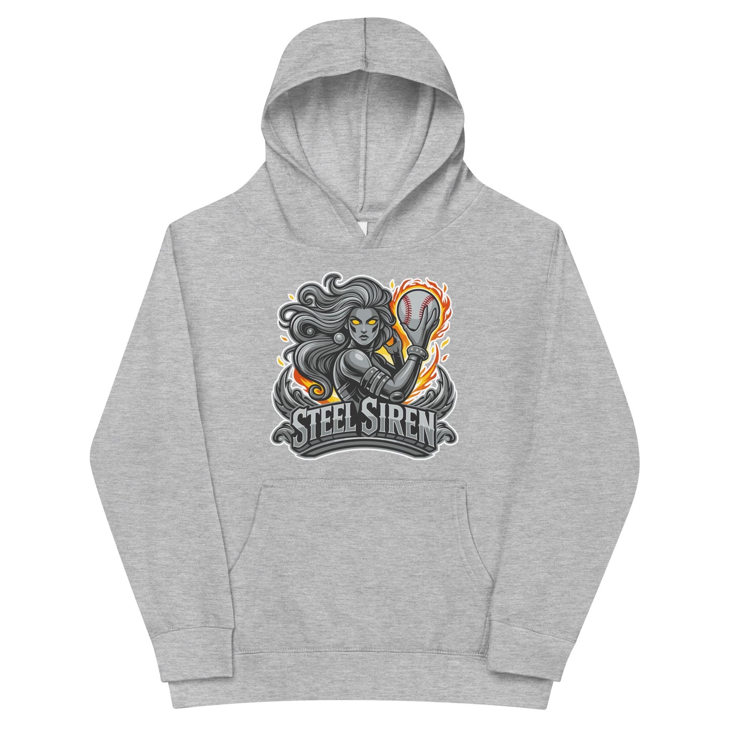 Performance | Youth Hoodie | STEEL SIREN | Mascot Logo