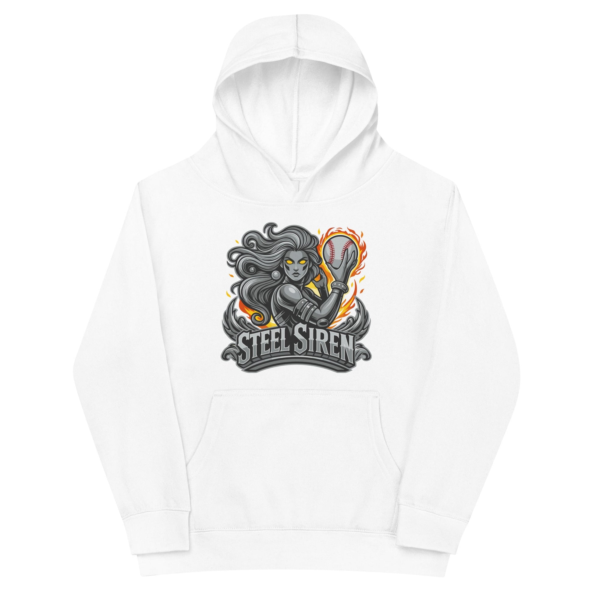 Performance | Youth Hoodie | STEEL SIREN | Mascot Logo