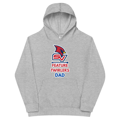 Performance | Youth Hoodie | SVSU Feature twirlers | Dad Logo
