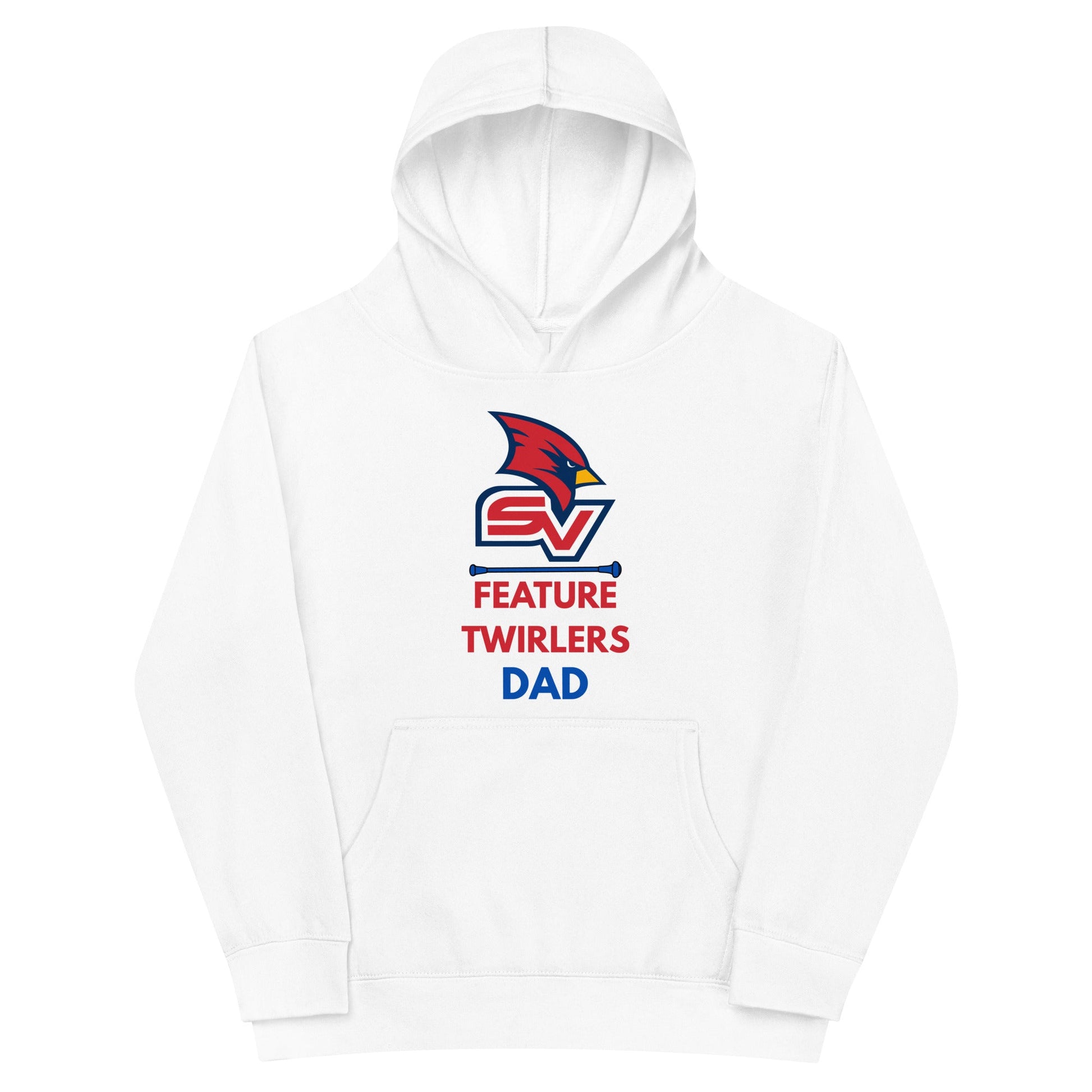 Performance | Youth Hoodie | SVSU Feature twirlers | Dad Logo