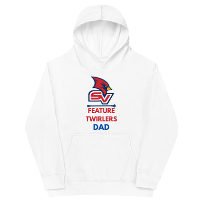 Performance | Youth Hoodie | SVSU Feature twirlers | Dad Logo
