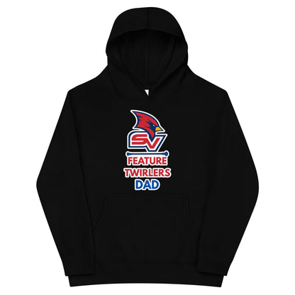 Performance | Youth Hoodie | SVSU Feature twirlers | Dad Logo