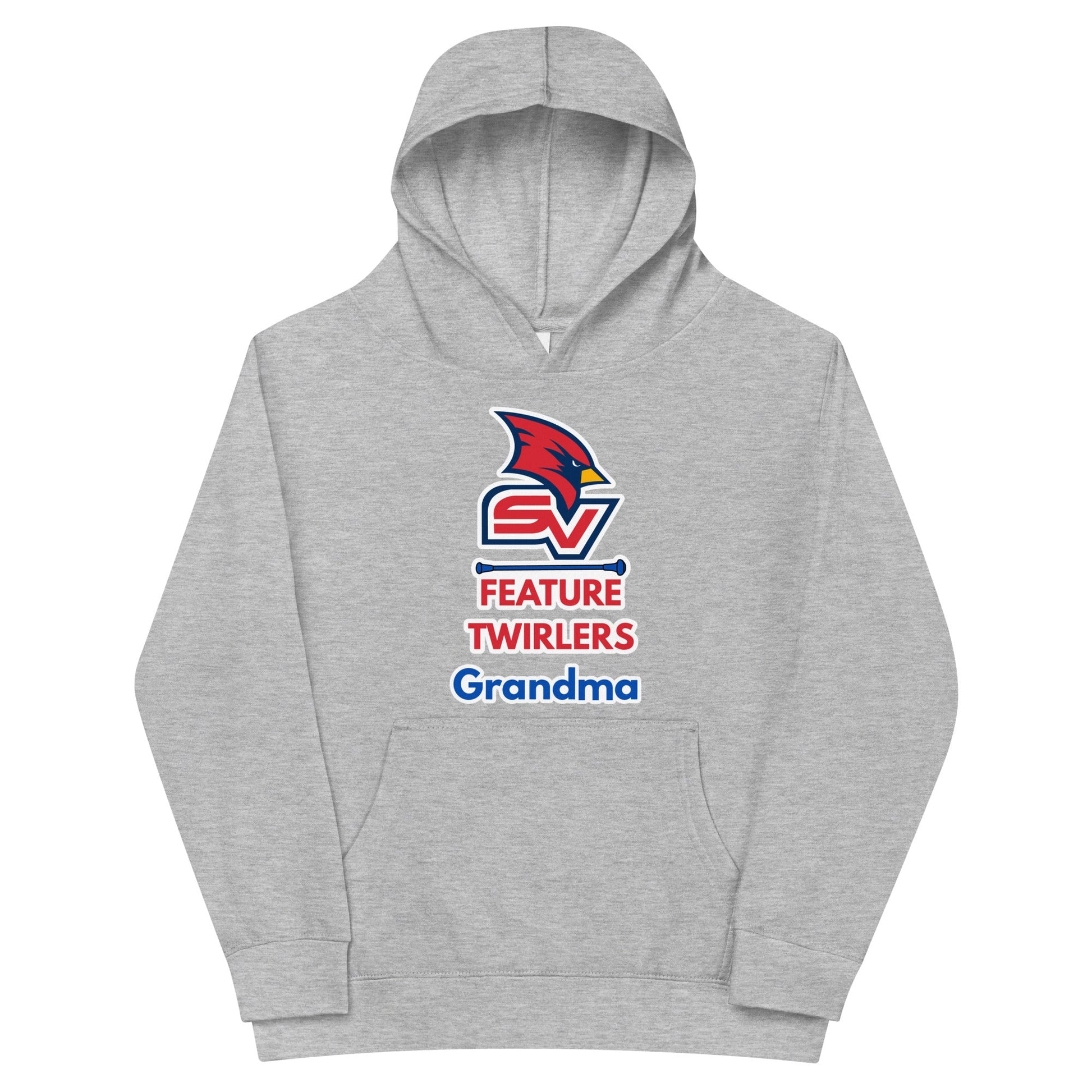 Performance | Youth Hoodie | SVSU Feature twirlers | Grandma Logo