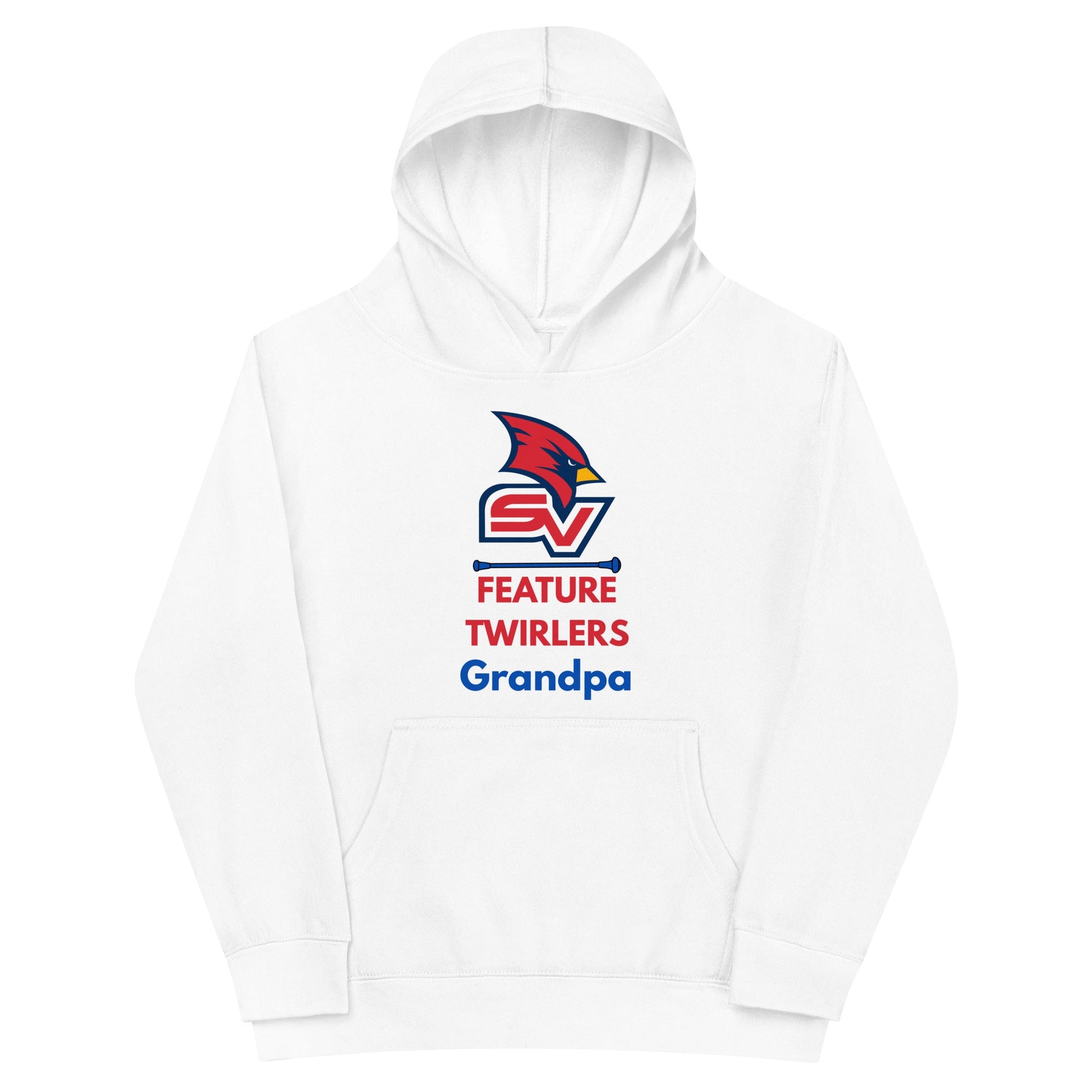 Performance | Youth Hoodie | SVSU Feature twirlers | Grandpa Logo
