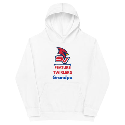 Performance | Youth Hoodie | SVSU Feature twirlers | Grandpa Logo