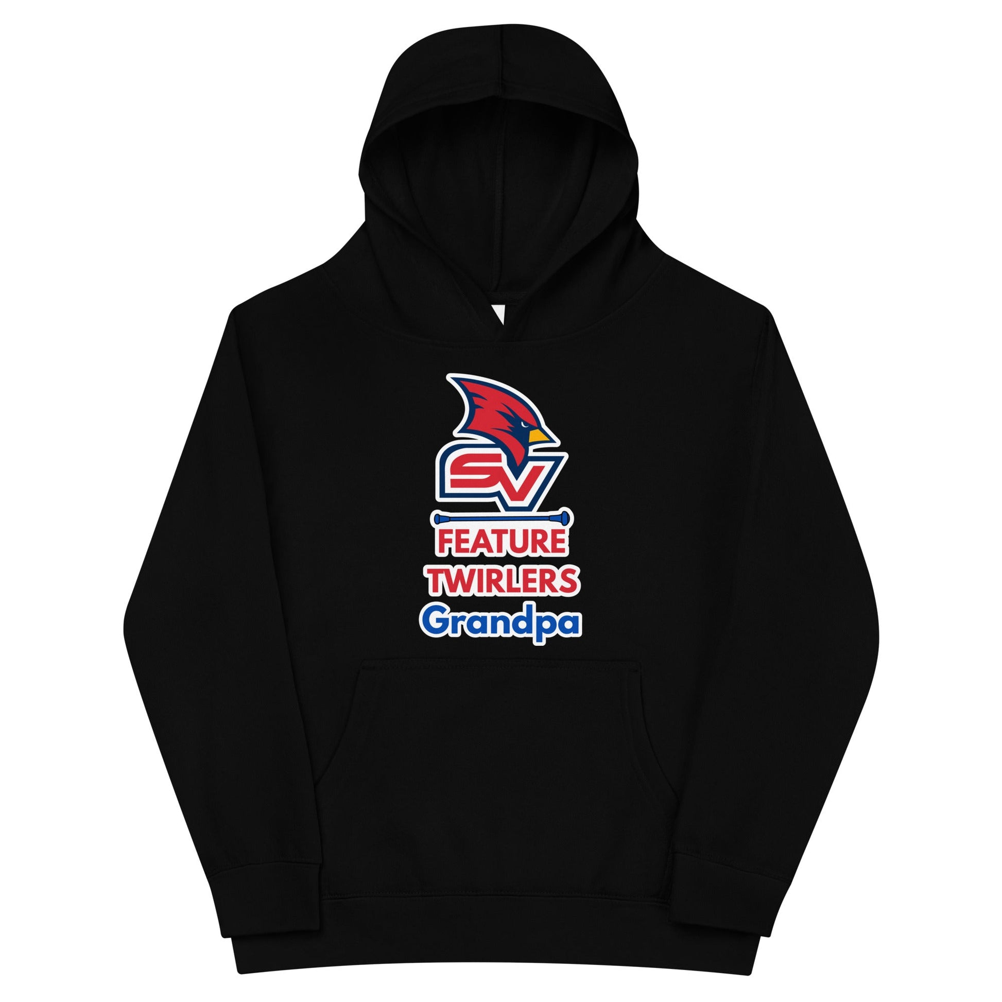 Performance | Youth Hoodie | SVSU Feature twirlers | Grandpa Logo