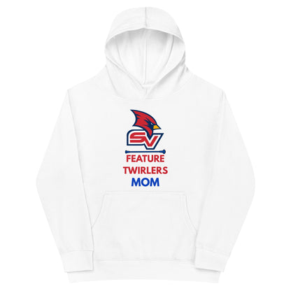 Performance | Youth Hoodie | SVSU Feature twirlers | Mom Logo