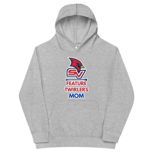 Performance | Youth Hoodie | SVSU Feature twirlers | Mom Logo