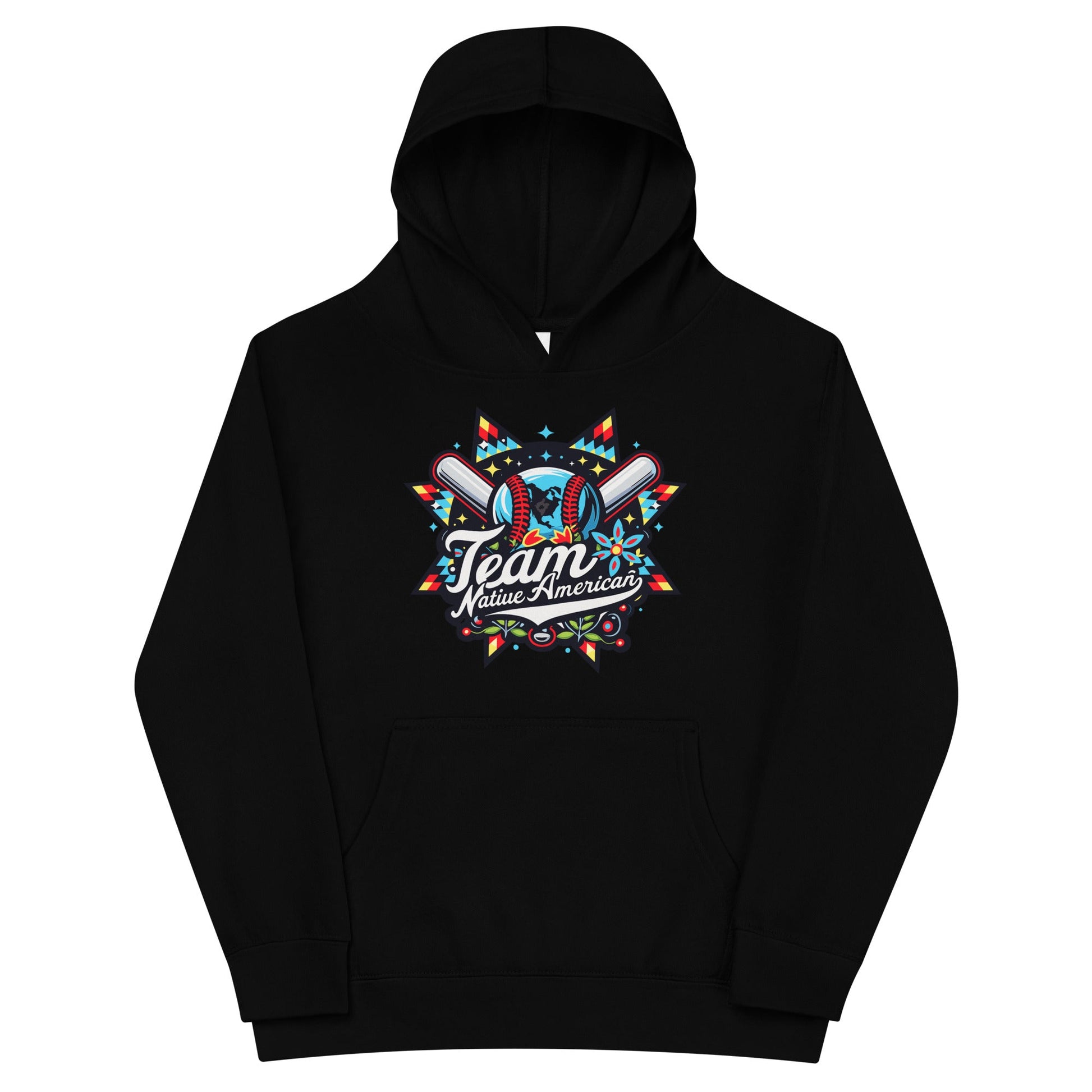 Performance | Youth Hoodie | Team Native American | Tribal Emblem Logo