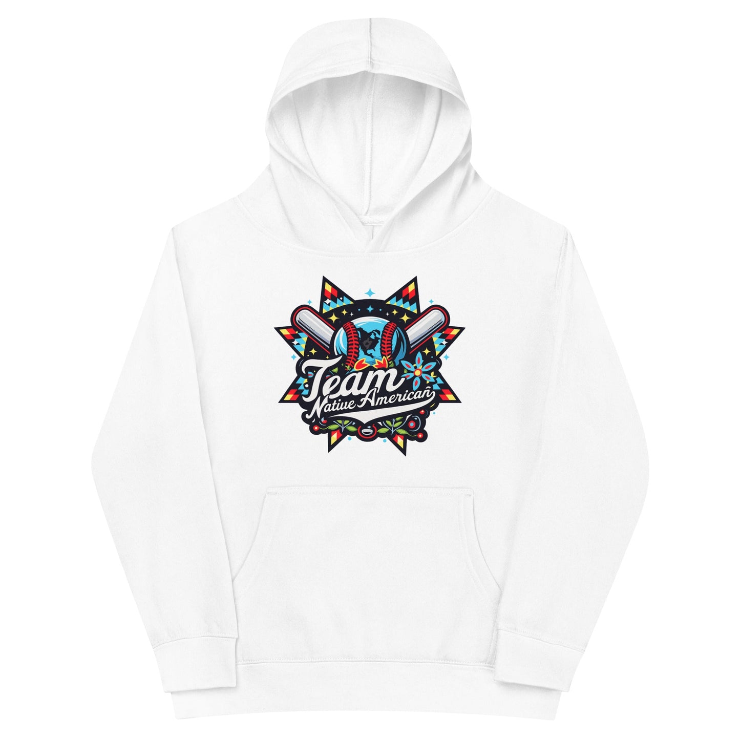 Performance | Youth Hoodie | Team Native American | Tribal Emblem Logo