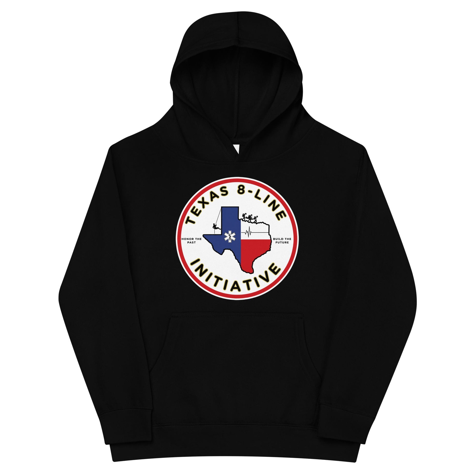 Performance | Youth Hoodie | Texas 8 - Line Initiative | Badge Logo
