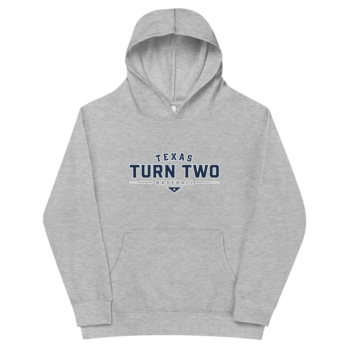 Performance | Youth Hoodie | Texas Turn Two Baseball | Modern Script Logo