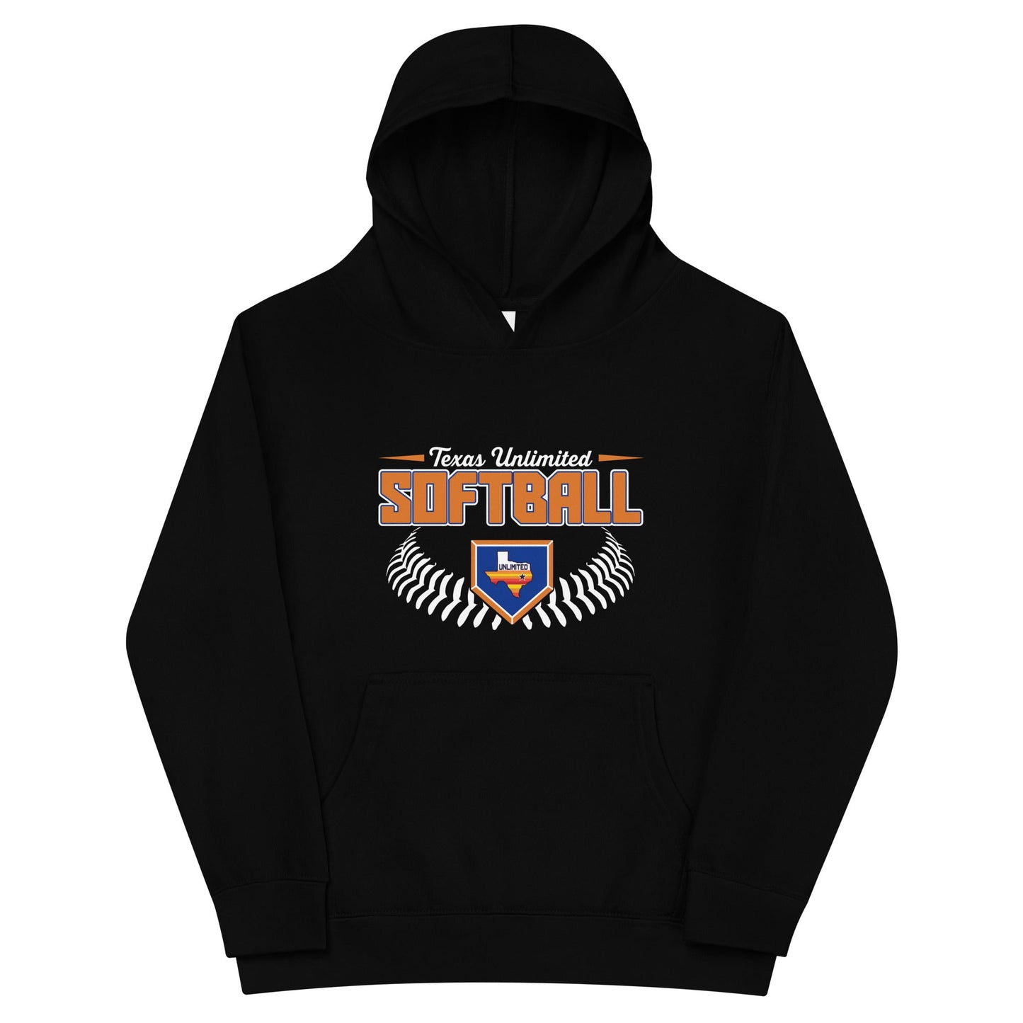 Performance | Youth Hoodie | Texas Unlimited | Softball Logo