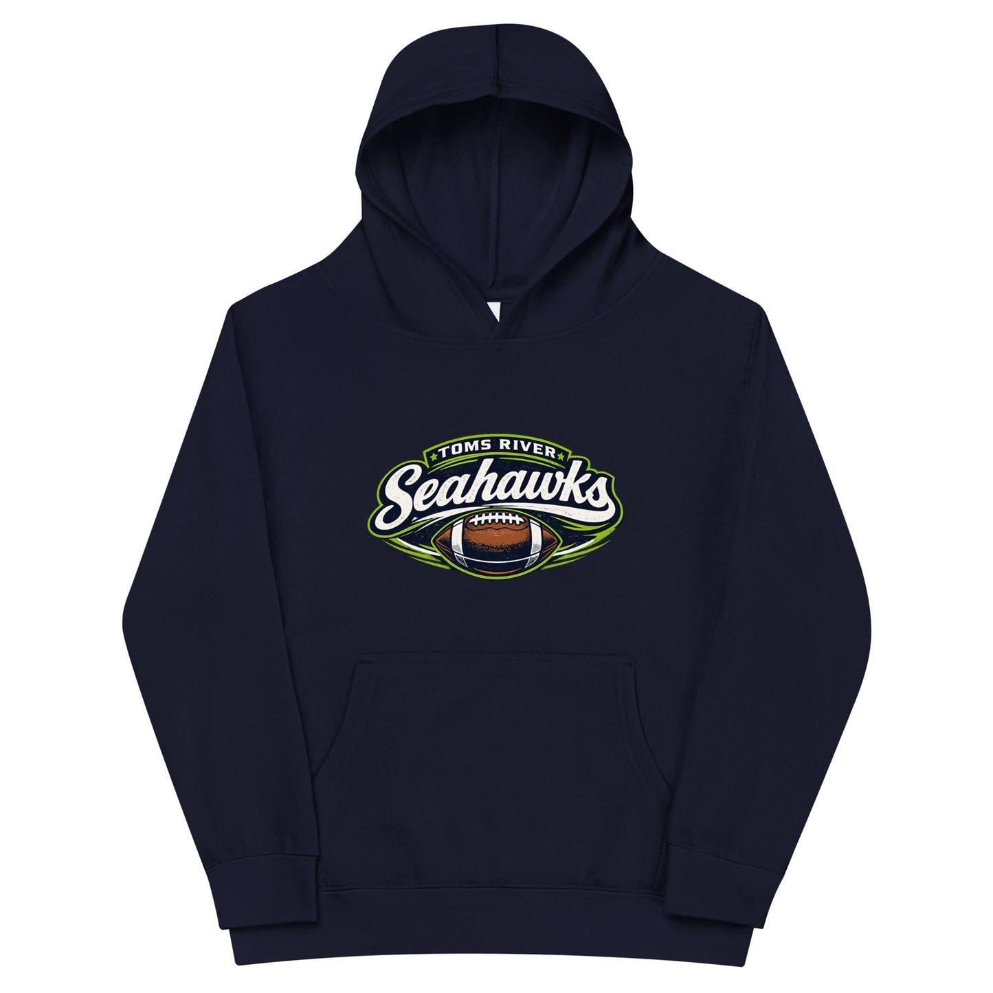 Performance | Youth Hoodie | Toms River Seahawks | Football Emblem Logo
