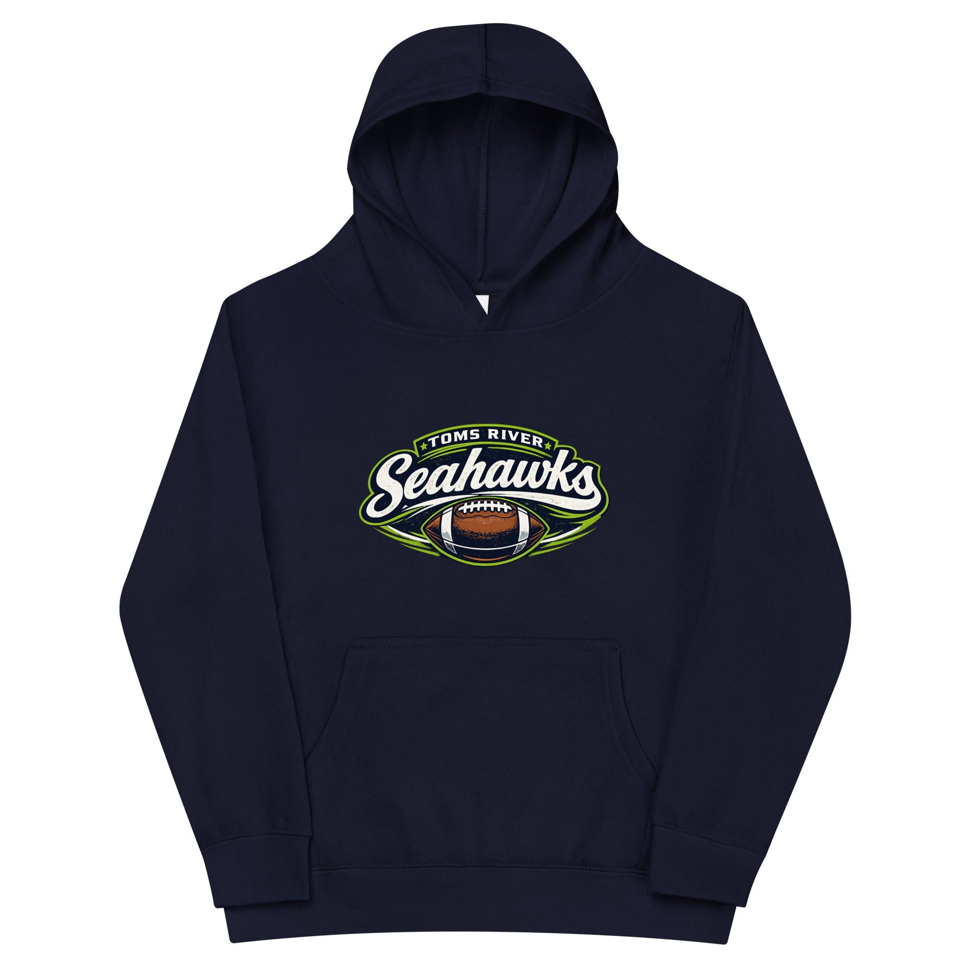 Performance | Youth Hoodie | Toms River Seahawks | Football Emblem Logo