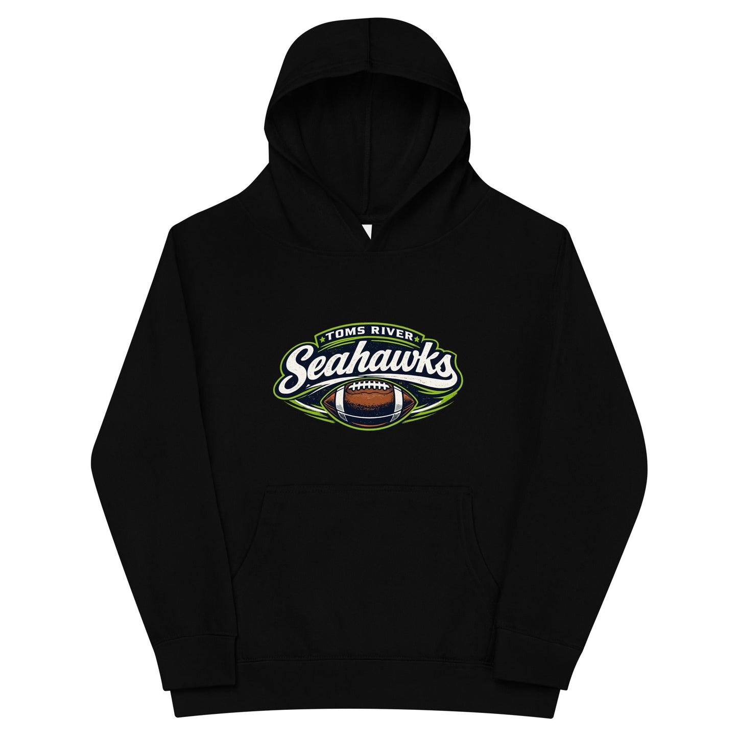 Performance | Youth Hoodie | Toms River Seahawks | Football Emblem Logo