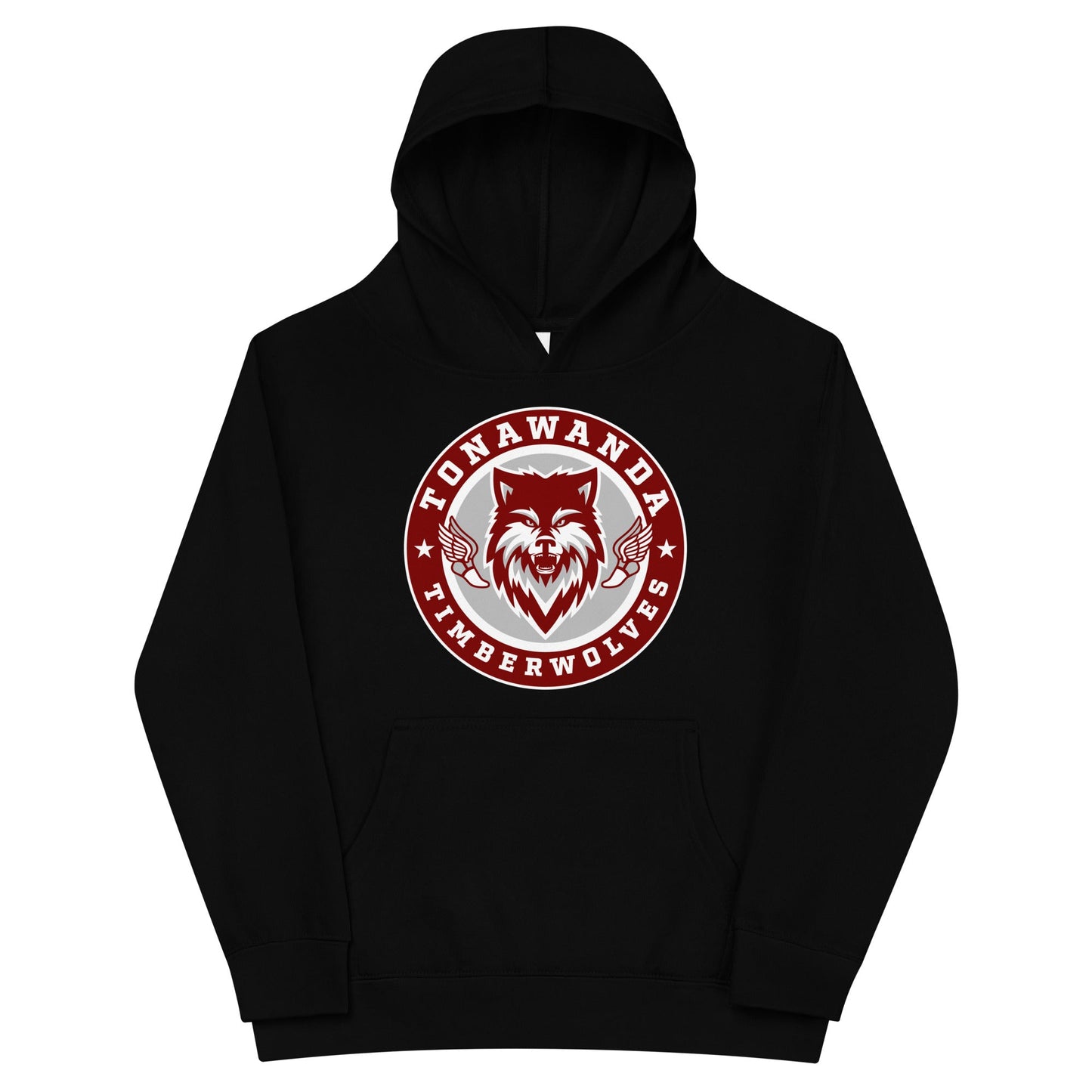 Performance | Youth Hoodie | Tonawanda High School Track and Field | Mascot Badge Logo