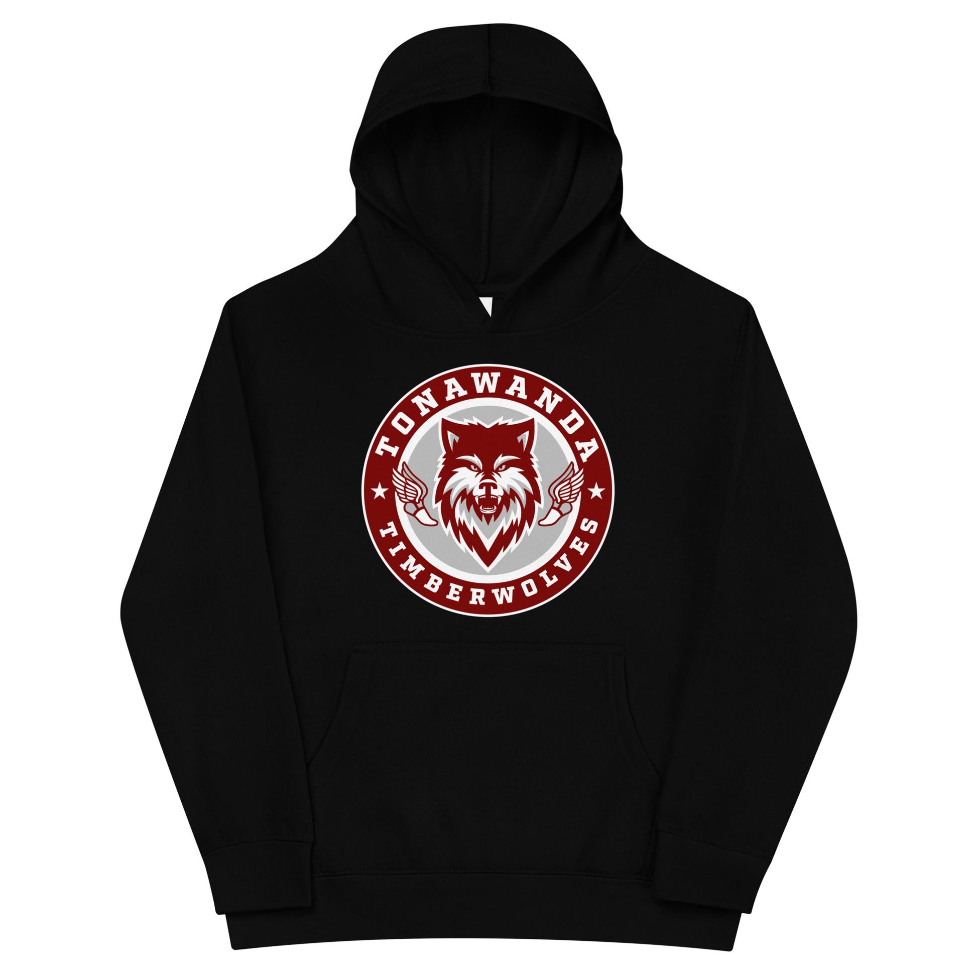 Performance | Youth Hoodie | Tonawanda High School Track and Field | Mascot Badge Logo