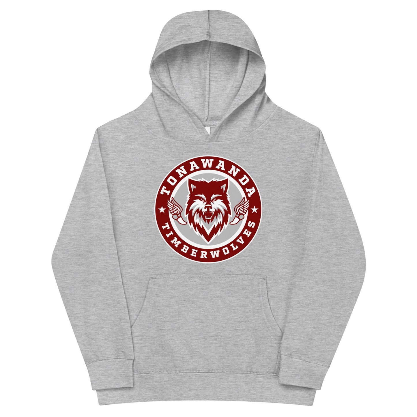 Performance | Youth Hoodie | Tonawanda High School Track and Field | Mascot Badge Logo