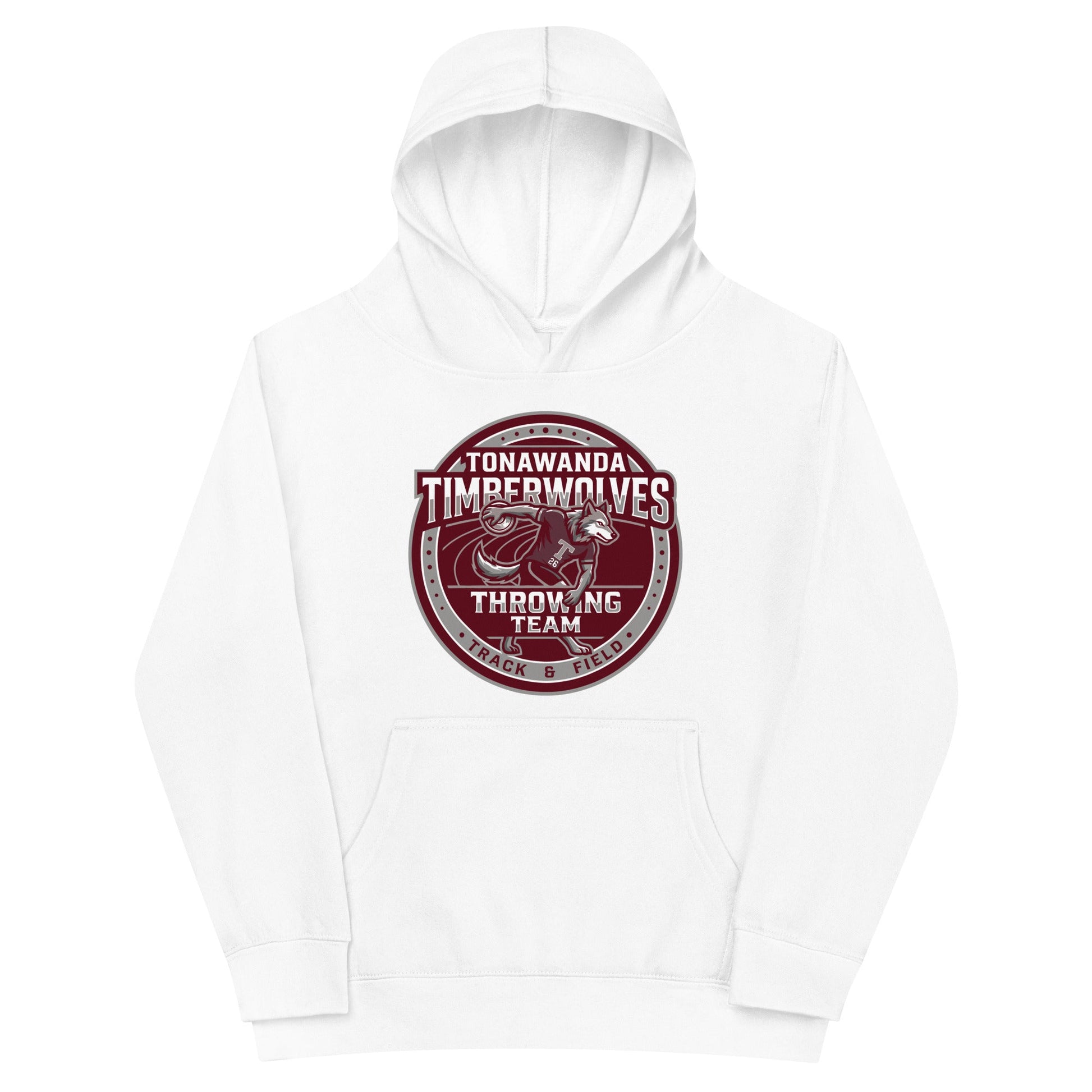 Performance | Youth Hoodie | Tonawanda High School Track and Field | Throwing Team Logo