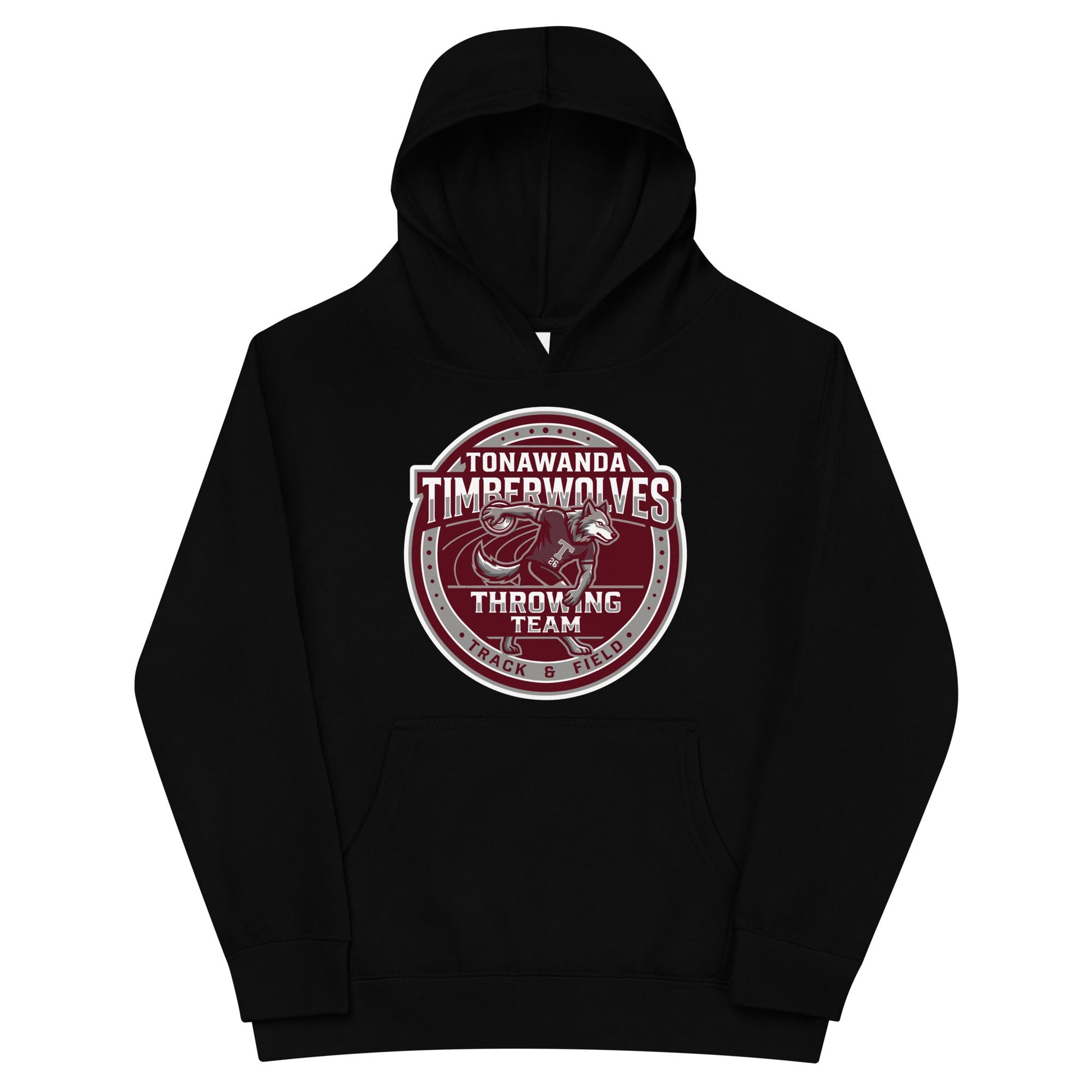 Performance | Youth Hoodie | Tonawanda High School Track and Field | Throwing Team Logo