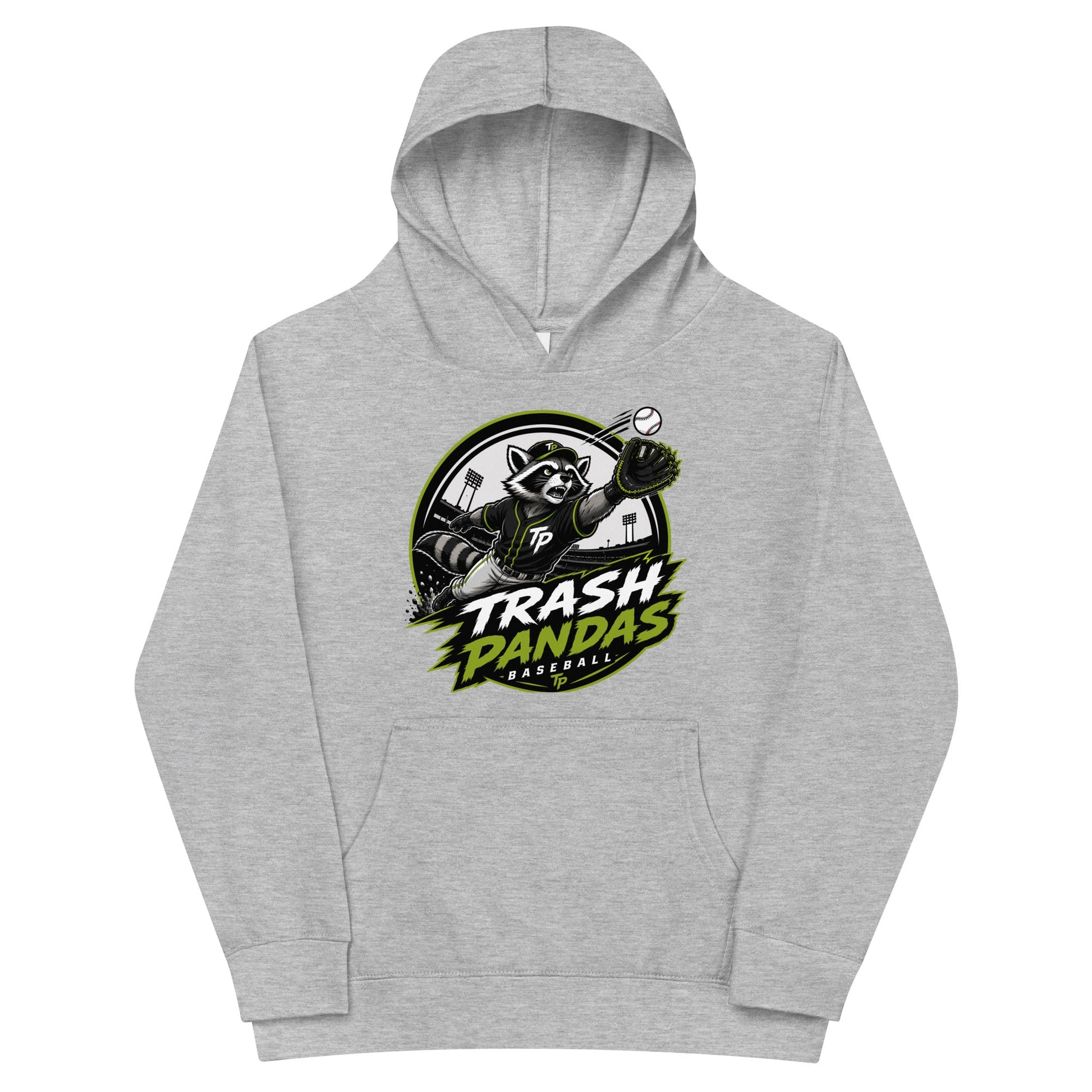 Performance | Youth Hoodie | Trash Pandas Baseball Organization | Emblem Logo