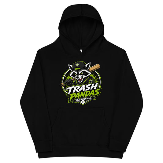 Performance | Youth Hoodie | Trash Pandas Baseball Organization | Mascot Logo