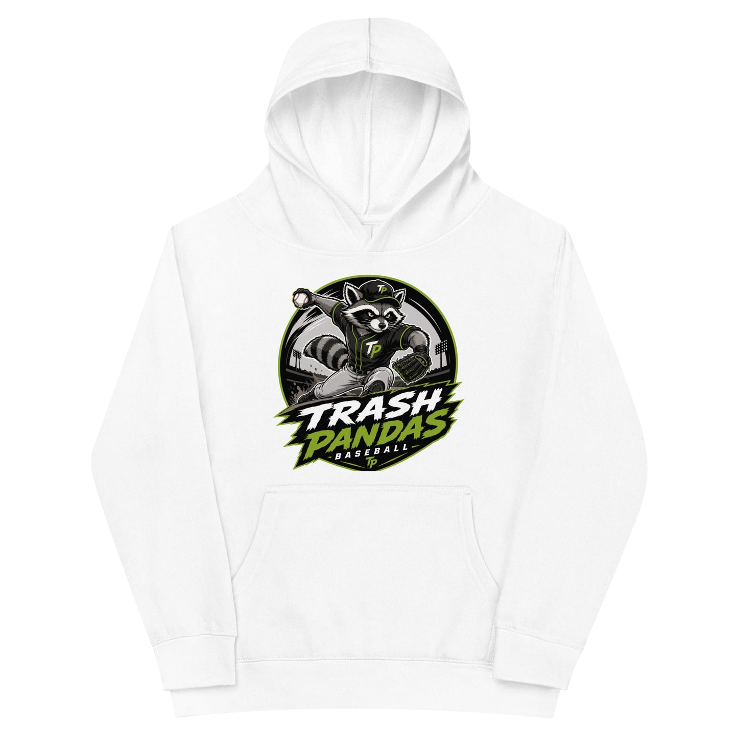 Performance | Youth Hoodie | Trash Pandas Baseball Organization | Vanguard Logo