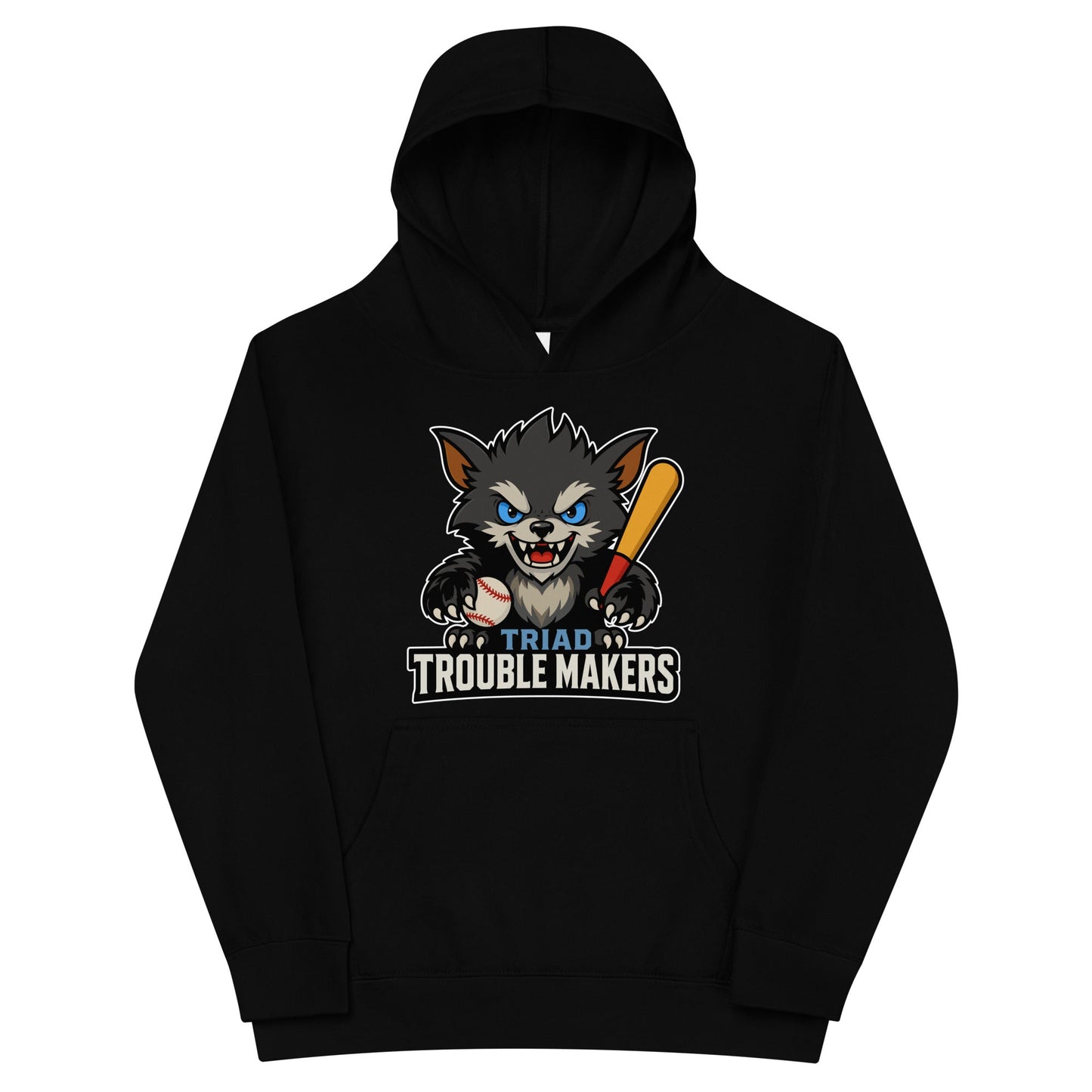 Performance | Youth Hoodie | Triad Troublemakers | Mascot Logo