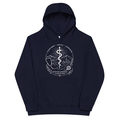 Performance | Youth Hoodie | Trine PA program | Crest Logo