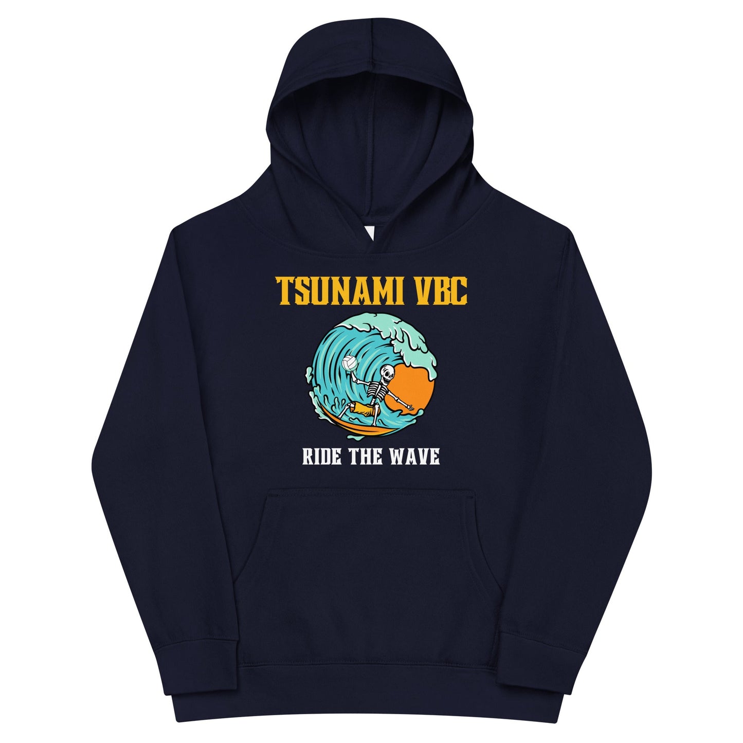 Performance | Youth Hoodie | Tsunami Volleyball Club | Surf Wave VBC Logo