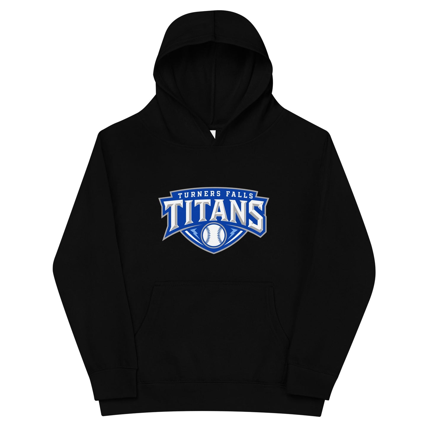 Performance | Youth Hoodie | Turners Falls Titans | Titan Crest Logo