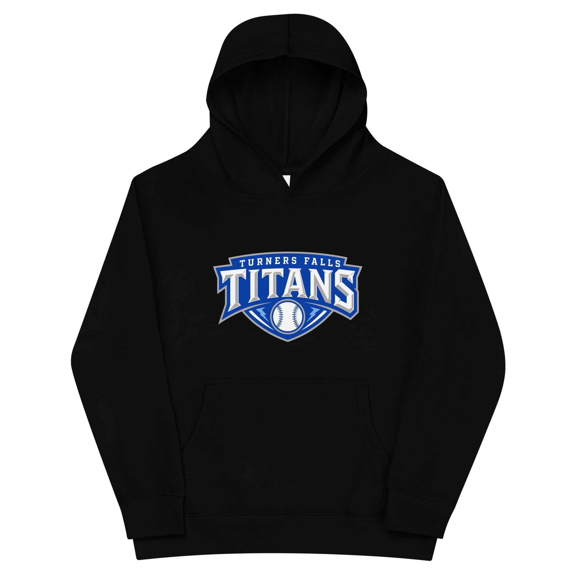 Performance | Youth Hoodie | Turners Falls Titans | Titan Crest Logo