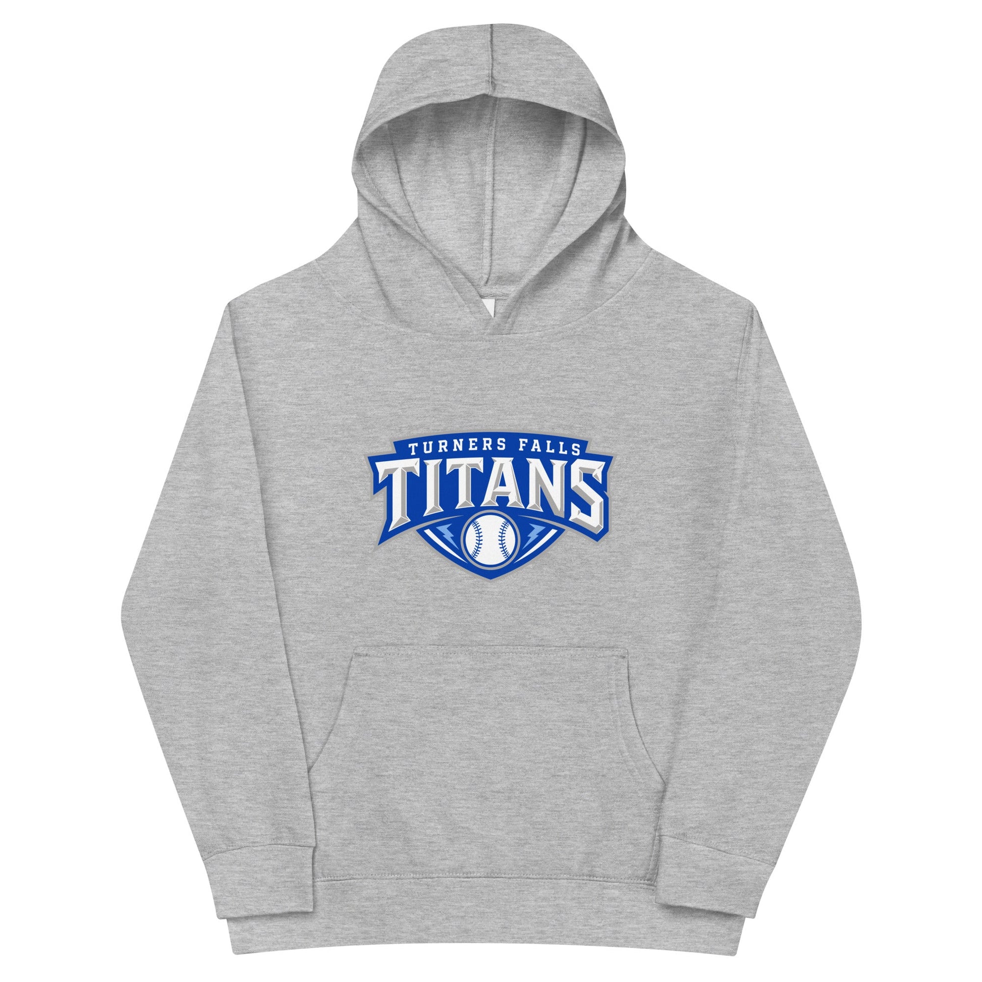Performance | Youth Hoodie | Turners Falls Titans | Titan Crest Logo
